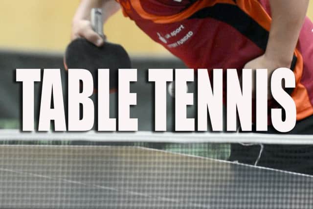 MANSFIELD Table Tennis League round-up.