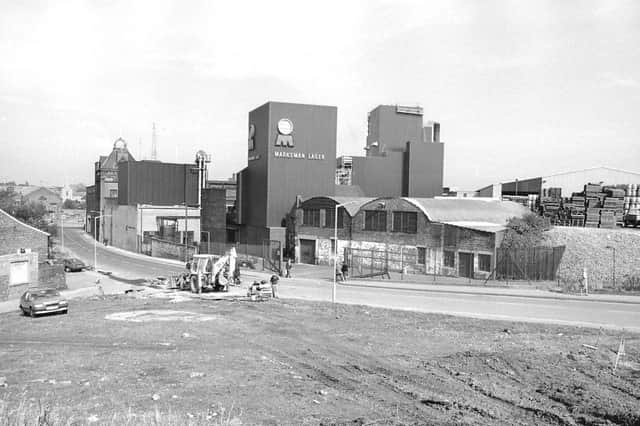 Mansfield Brewery, taken in 1983.