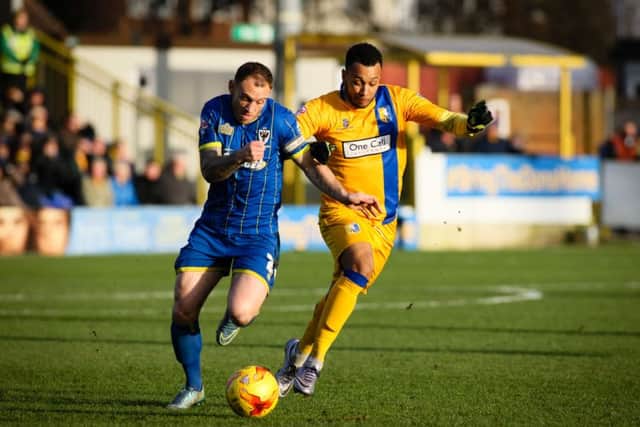 Mansfield Town's Matt Green - Pics by Chris Holloway
