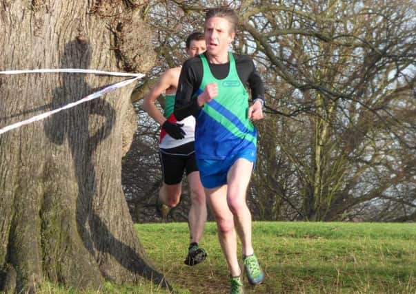 MASTER CLASS -- Alan Smith, who won the over-50s title for Harriers.