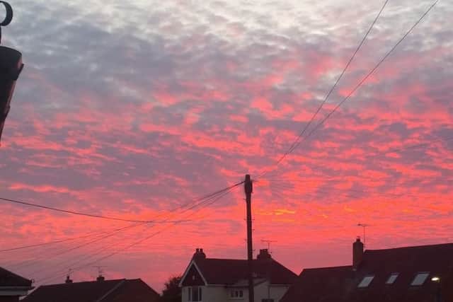 Steve Green captured this photo of this morning's stunning sunrise in Worksop.