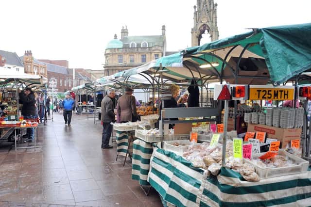 Mansfield Market Place.
