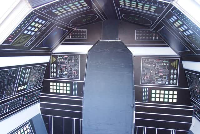 Millennium Falcon-inspired shed and Star Wars characters land at Stonebridge City Farm.