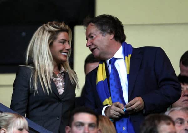 Mansfield Town chief executive Carolyn Radford with husband and Stags chairman John