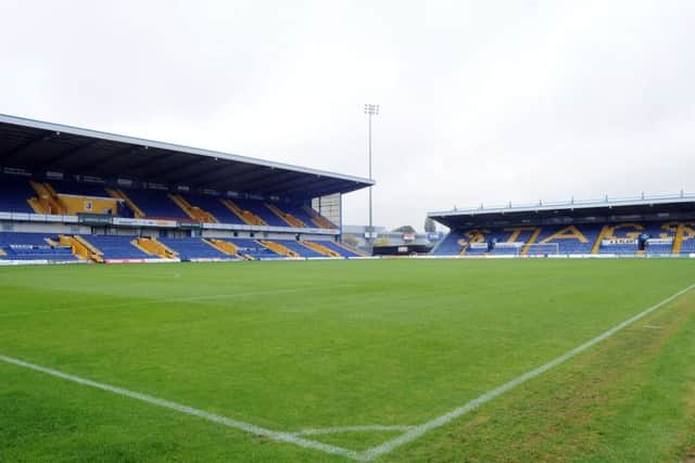 The One Call Stadium, home of Mansfield Town FC.