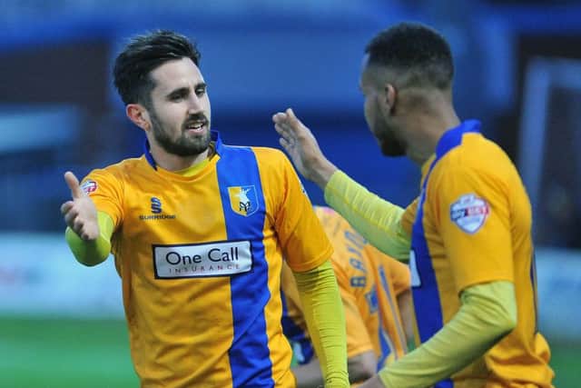 Stags duo Chris Clements with Matt Green