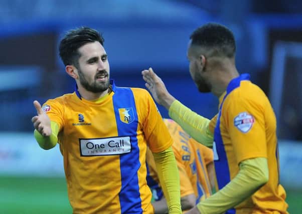 Stags duo Chris Clements with Matt Green