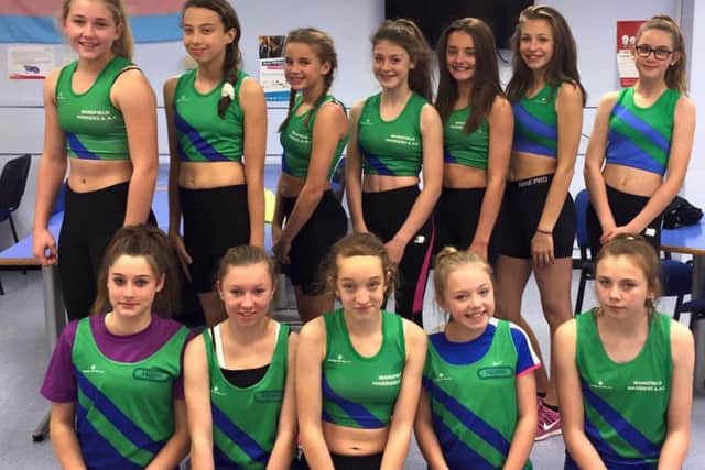 THE GOLDEN GIRLS -- Mansfield Harriers' all-conquering U13 girls' team of 2015.