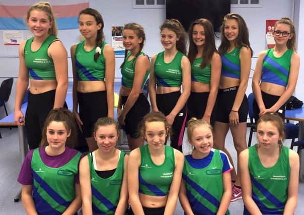 THE GOLDEN GIRLS -- Mansfield Harriers' all-conquering U13 girls' team of 2015.