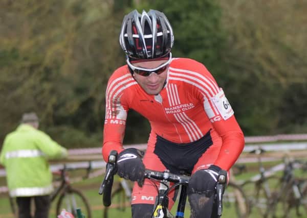 JONATHAN HARPER -- Notts and Derby Cyclo-Cross League champion for the second season in succession. (PHOTO BY: Brian Hall).
