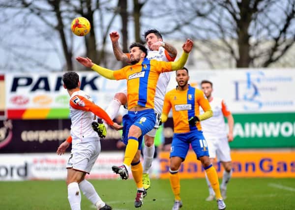Mansfield Town v Luton Town - Sky Bet League Two - One Call Stadium - Saturday 23 Jan 2016  Chris Clements.