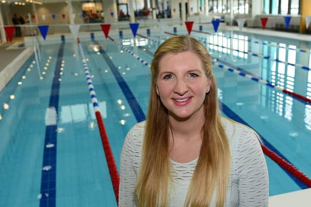 21 March 2015......Rebecca Adlington officially opens Selby Leisure Centre. Picture Scott Merrylees SM1007/70a