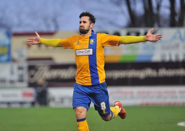 Mansfield Town v Stevenage - Skybet League Two - One Call Stadium - Saturday 9 jan 2016

Chris Clements celebrates his goal