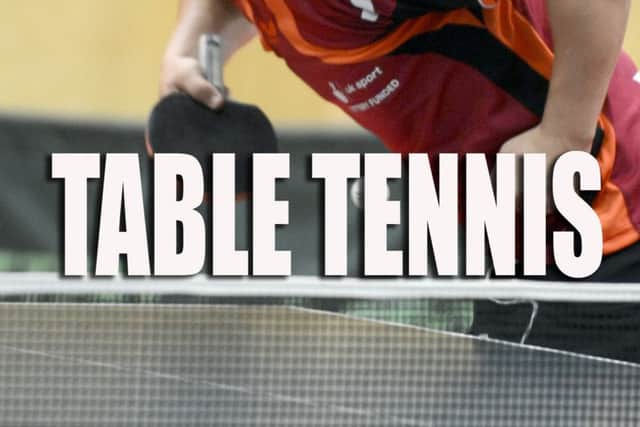 MANSFIELD Table Tennis League round-up.
