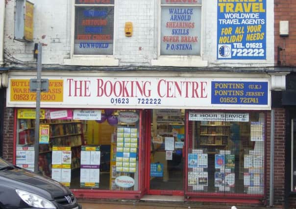 BEFORE: The former Kirkby Travel Booking Centre in Station Street.