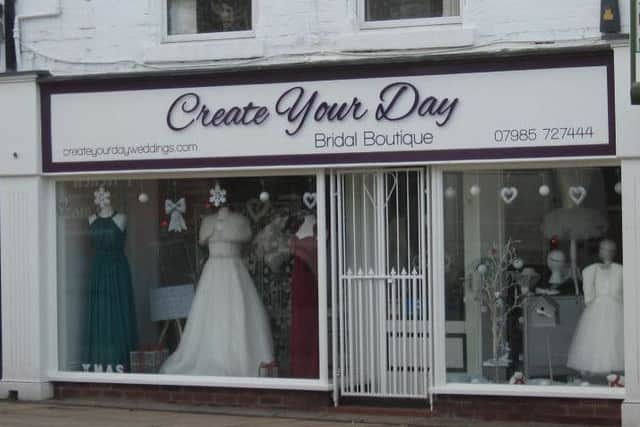 AFTER: Create Your Own Day bridal boutique.