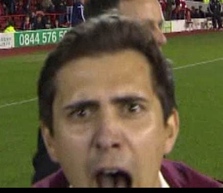Police are looking to speak with this man in connection withh a pitch incursion at the end of the Nottingham Forest v Derby County match on Friday 6 November 2015.