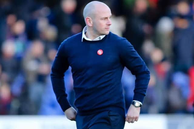 Mansfield Town's Manager Adam Murray - Pic by Chris Holloway