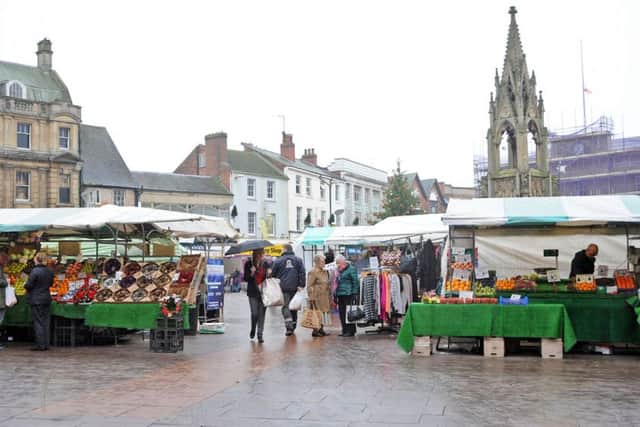 Mansfield Market Place.