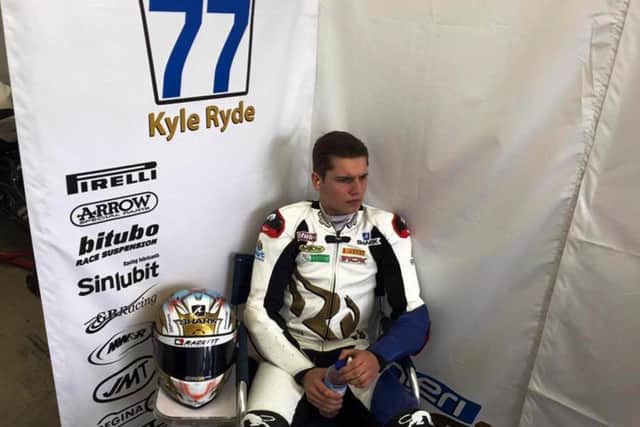 Kyle Ryde contemplates his next adventure during testing in Australia this week. Photo/www.kyleryderacing.co.uk