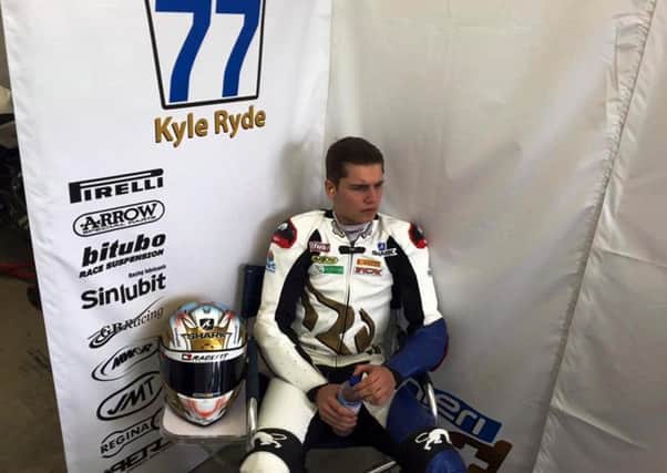 Kyle Ryde contemplates his next adventure during testing in Australia this week. Photo/www.kyleryderacing.co.uk