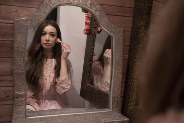 Hannah Gregory, 22, from Sheffield University, boasts the same impossible body proportions and blank facial features as a Barbie. Pictures by News Dog Media, Pesala Bandara