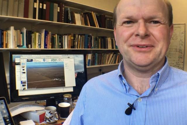 Dr Ed Daw of the University of Sheffield - who has helped with the research