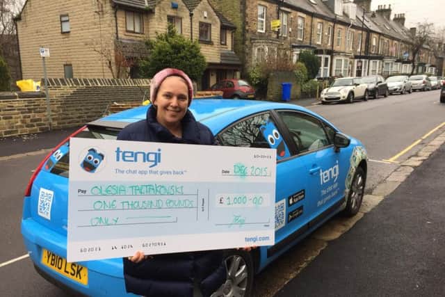 Sheffield mum Olesia Tartakovski is already a 1,000 Tengi winner