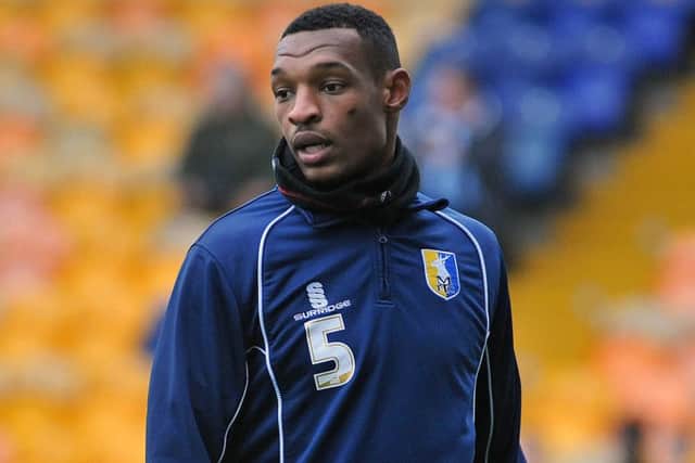 Mansfield Town player Krystian Pearce