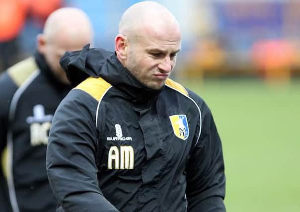 Mansfield Town v Morecambe
English League Football - Sky BET League Two
One Call Stadium, Mansfield, England.
6th February 2016

Mansfield Town Manager Adam Murray 

Picture by Dan Westwell

dan.westwell@btinternet.com
07793 733140