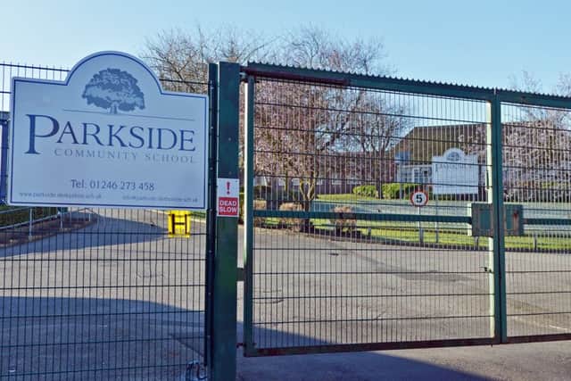 Teacher suspended from Chesterfield Parkside community school.