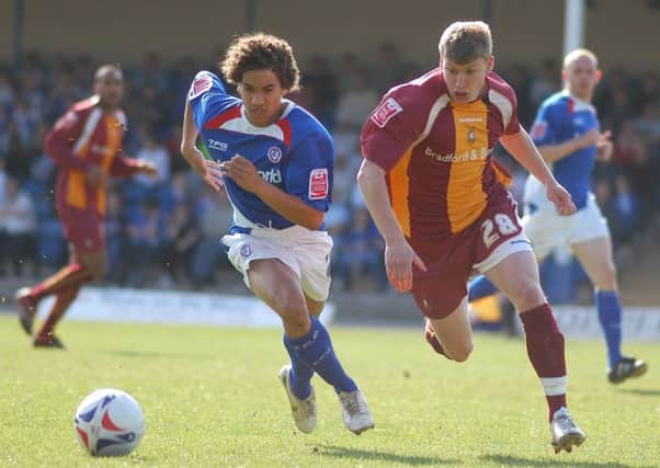 Jamie Jackson in his time as a Chesterfield player