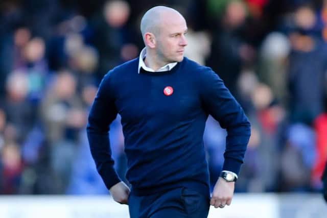 Mansfield Town's Manager Adam Murray - Pic by Chris Holloway