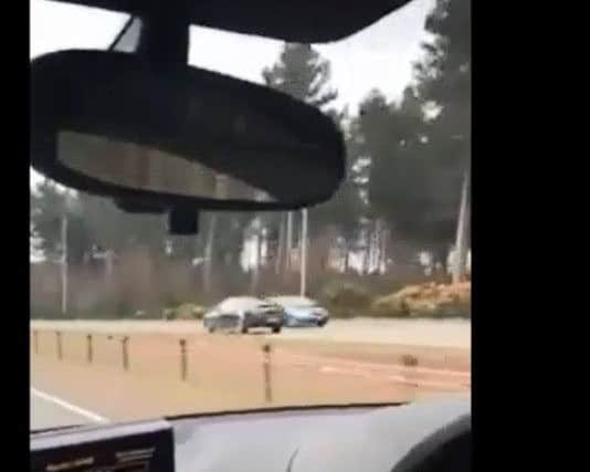 Motorist filmed travelling the wrong way on the Rainworth bypass.