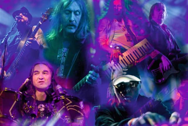 Hawkwind play at Rock City, Nottingham, on April 19.