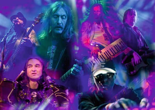 Hawkwind play at Rock City, Nottingham, on April 19.