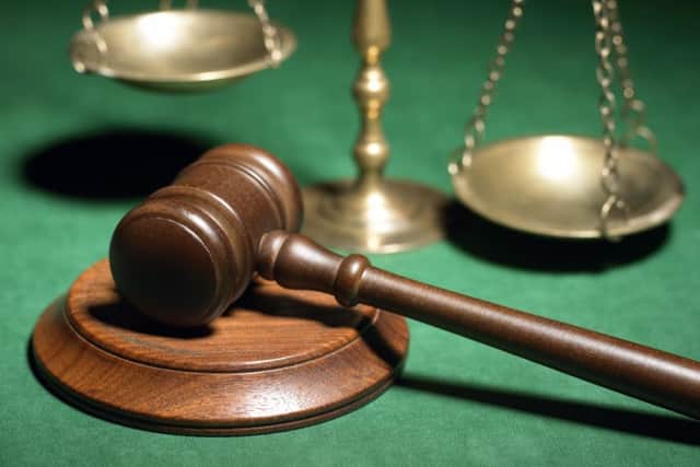 Gavel and scales