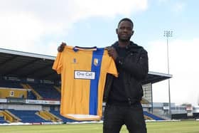 New Stags loan striker Mani Dieseruvwe.