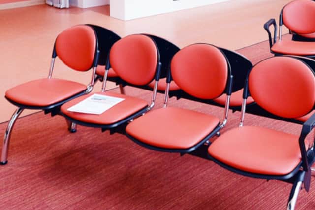 Doctors waiting room.