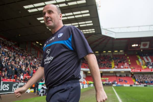 Portsmouth boss Paul Cook - Pic By James Williamson