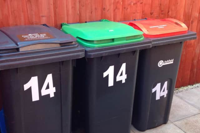 Controversial new bins have been introduced at Kirkby by Ashfield District Council.
