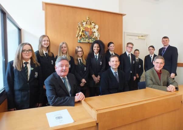 Secondary school pupils took part in school workshops and mock trials based on the perils of cybercrime at the Galleries of Justice Museum in Nottingham.