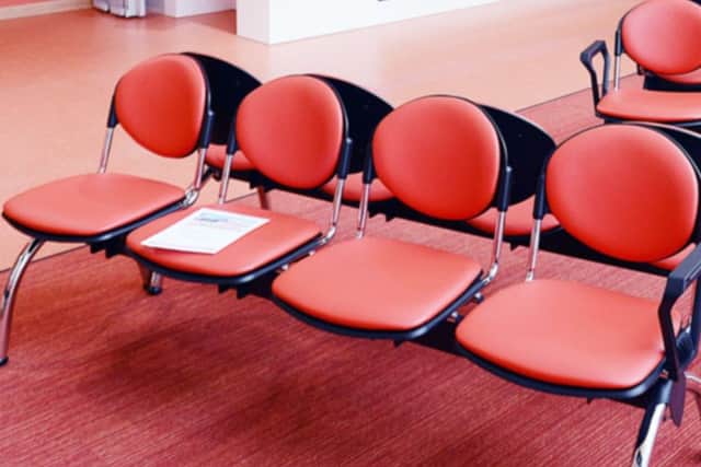 Doctors waiting room.