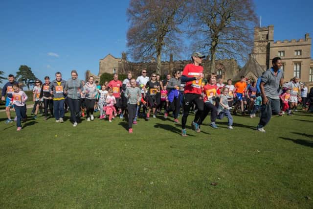 NMAC Sport Relief mile Newstead Abbey.  Start
