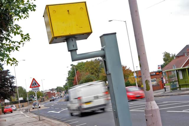 Speed camera on Sutton Road