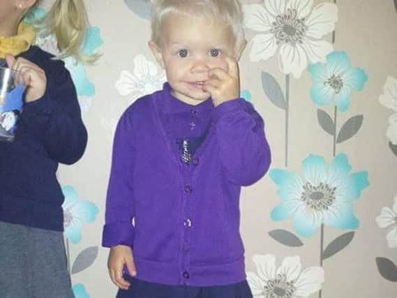 Little Lacie-Mae Wilson died only two years old on April 1 after suffering an epileptic seizure in the bath.