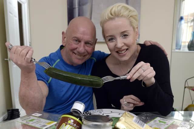John Mason and Zoe Melvin who work out and only eat particular food types that they believe help prevent many known illnesses