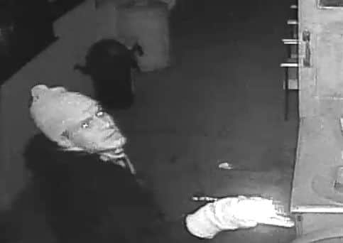Nottinghamshire Police want to trace this man in connection with a burglary in Mansfield.