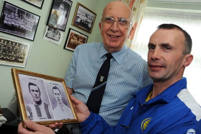 Mick and Phil Jennings take a walk down memory lane when their ancestors, Bill and Sam Jennings were top flight footballers.