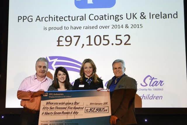 The partnership between PPG and When You Wish Upon A Star has raised more than £97,000 for the children's charity